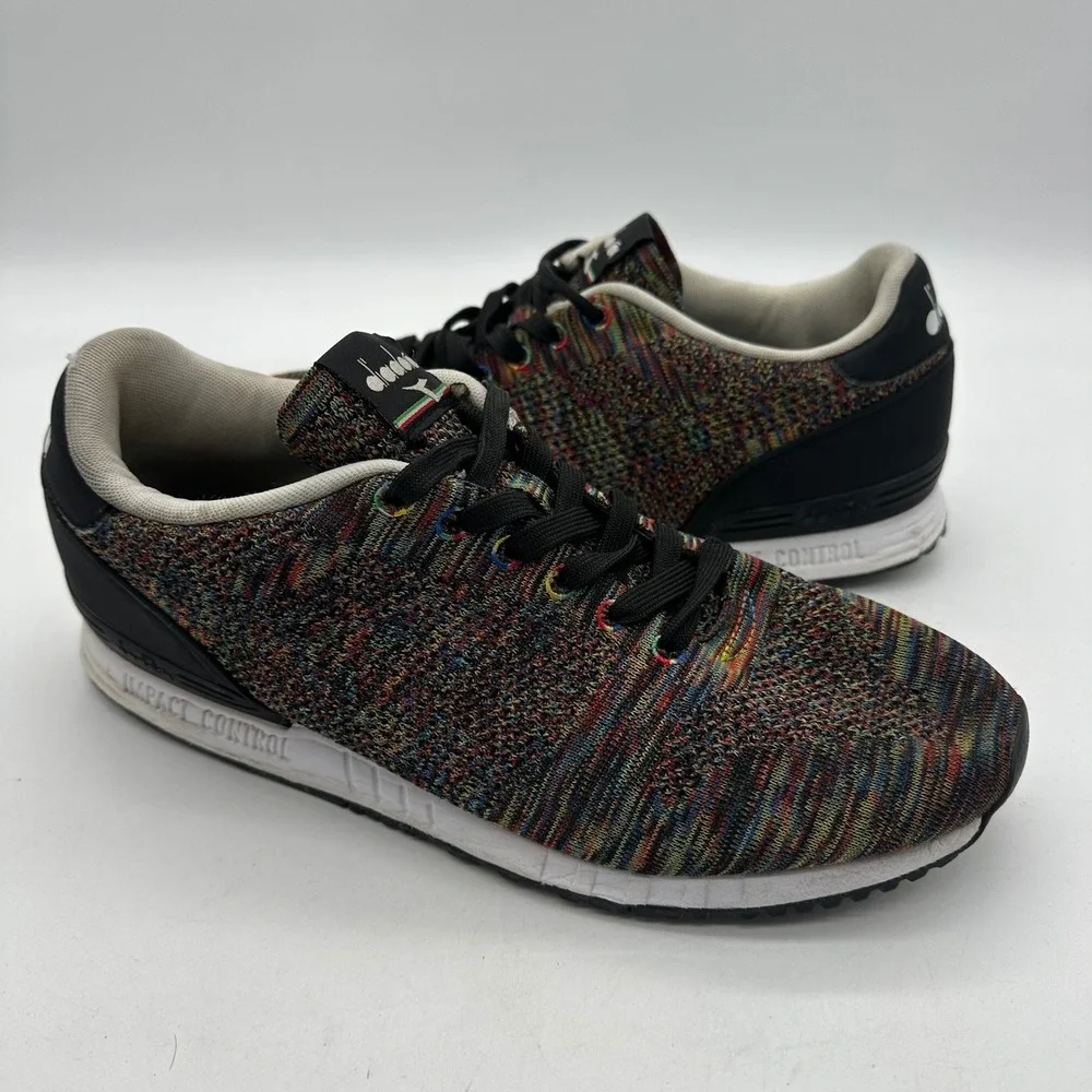 Diadora 501.171829 C0200 Size 10.5 Titan Weave Multicolor Knit Running‎ Shoes